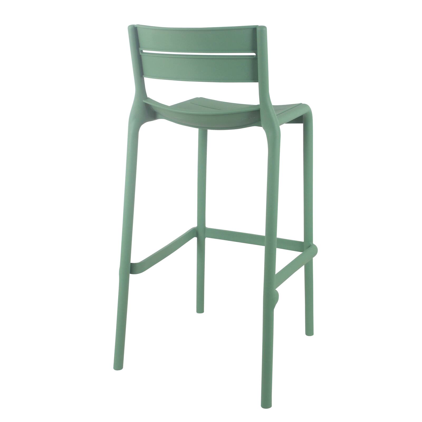 Chaise haute de terrasse en plastique