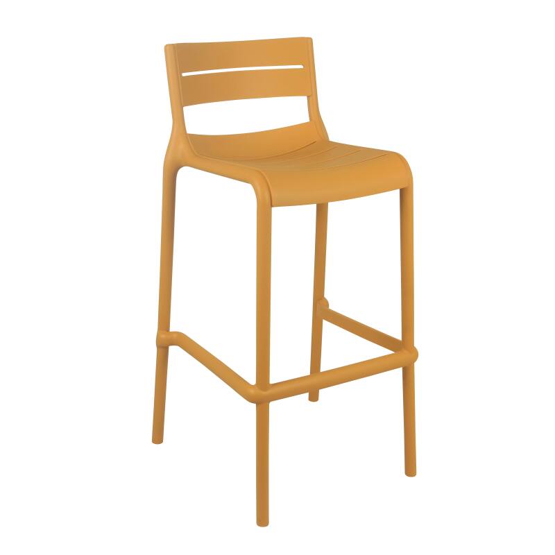 Chaise haute de terrasse en plastique
