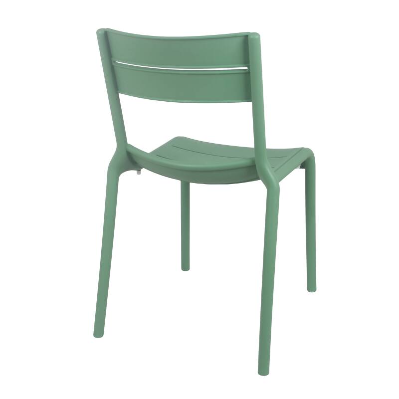 Lot de 4 chaises de terrasse en plastique (6/7)