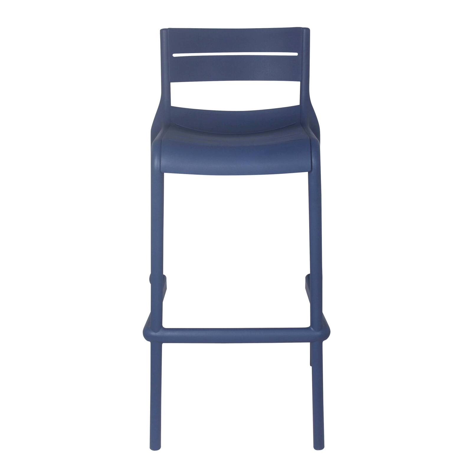 Lot de 4 chaises hautes de terrasse en plastique Lot de 4 chaises hautes de terrasse en plastique