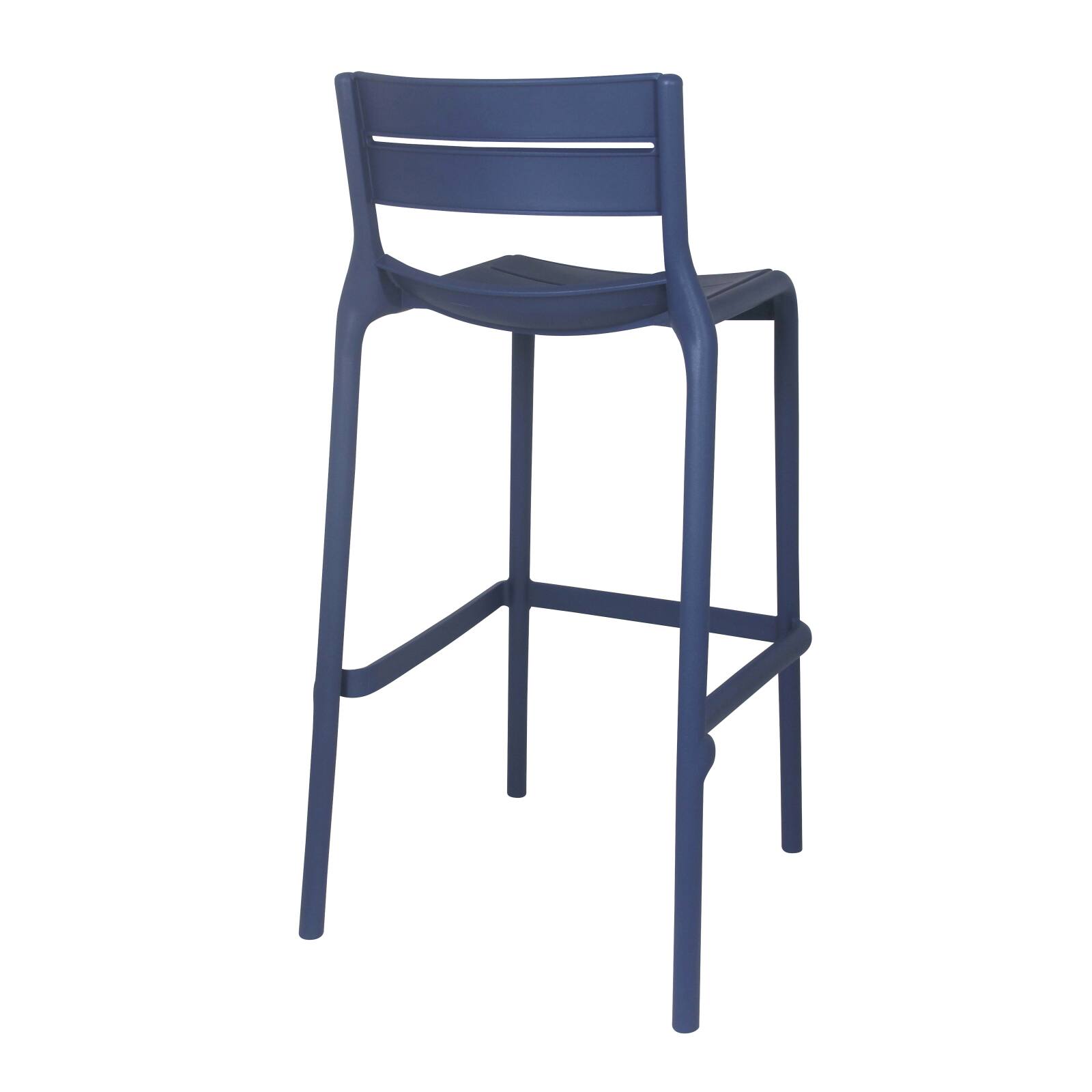 Lot de 4 chaises hautes de terrasse en plastique Lot de 4 chaises hautes de terrasse en plastique