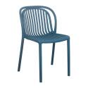 Lot de 4 chaises de terrasse en plastique