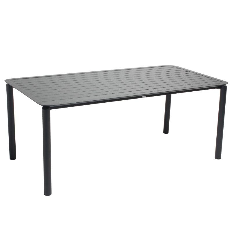 Table de terrasse rectangulaire en aluminium