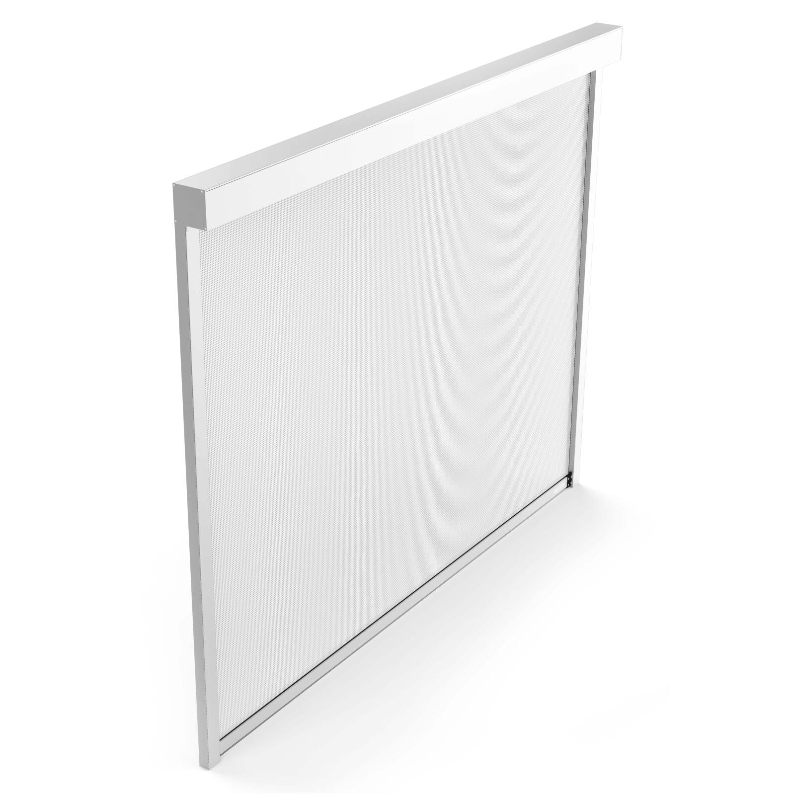 Pergola bioclimatique autoportée en aluminium blanc décor bois 3 x 4 m avec 1,2 ou 3 stores