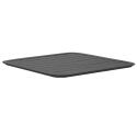 Plateau de table de terrasse carré 70 x 70 cm en aluminium