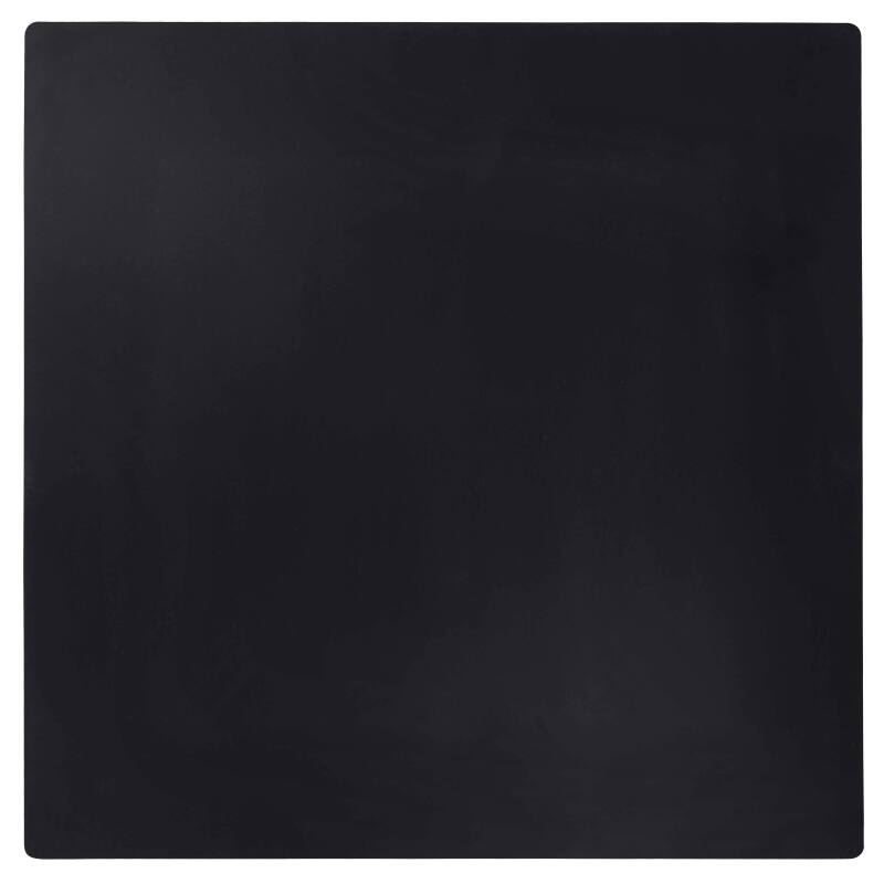 Table haute 60x60 cm inclinable stratifiée avec pied noir et chaises en métal (4/9)