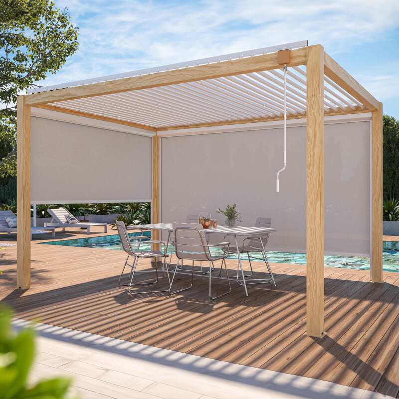Store pour pergola bioclimatique CORATO et SAPRI (2/4)