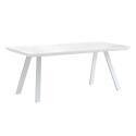 Table de jardin esprit scandinave (180 x 90 x 75)