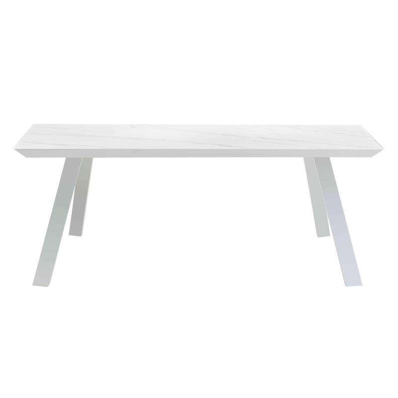 Table de jardin esprit scandinave (180 x 90 x 75) (6/7)