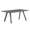 Table avec plateau en céramique esprit scandinave 8 personnes