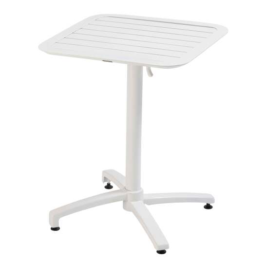 Table de terrasse 60x60 cm inclinable en aluminium