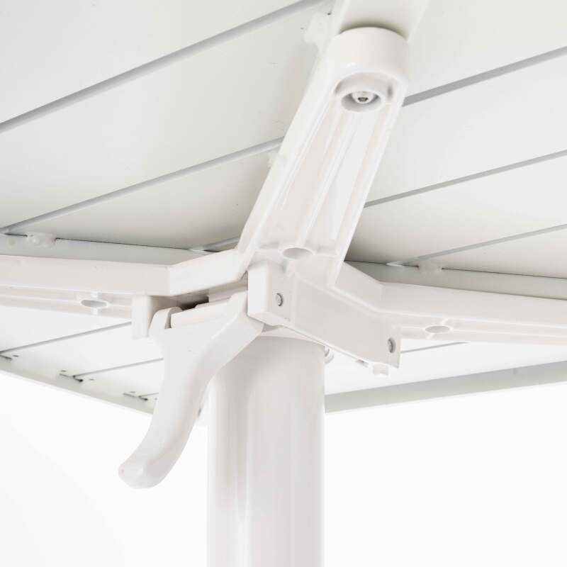 Table de terrasse 60x60 cm inclinable en aluminium (6/7)