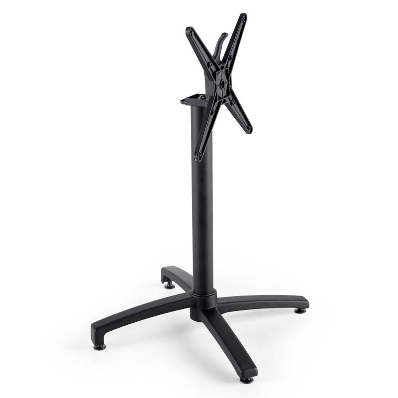 Table de terrasse 70x70 cm inclinable en aluminium