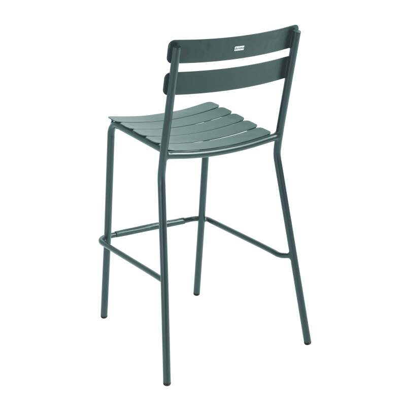 Table haute 60x60 cm inclinable et 2 chaises hautes en aluminium