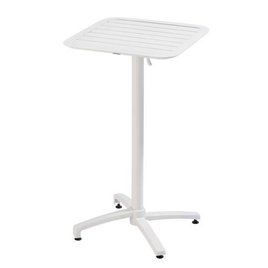 Table haute 60x60 cm inclinable en aluminium