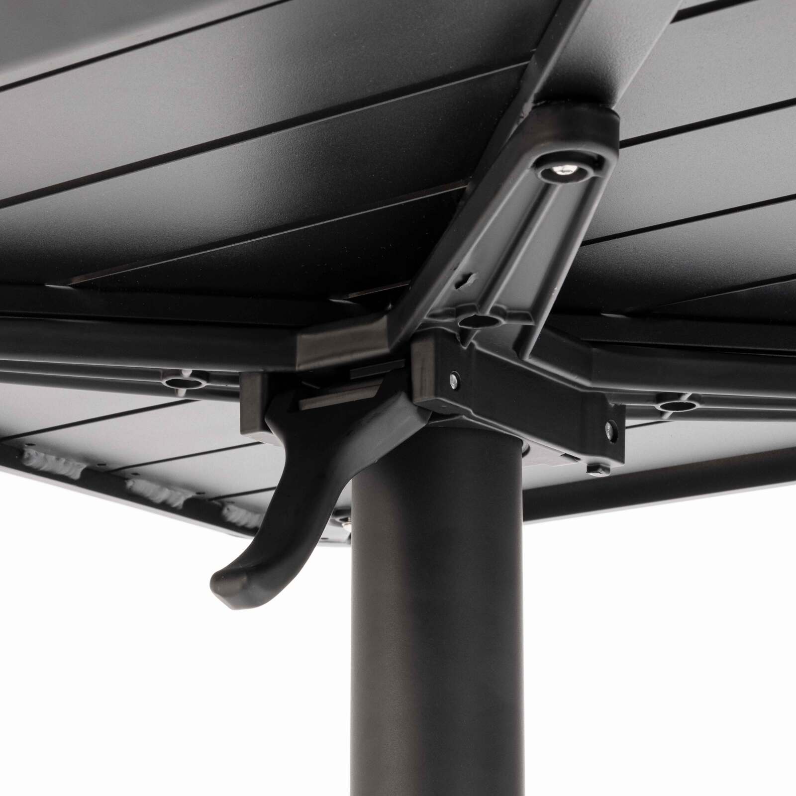 Table haute 60x60 cm inclinable en aluminium