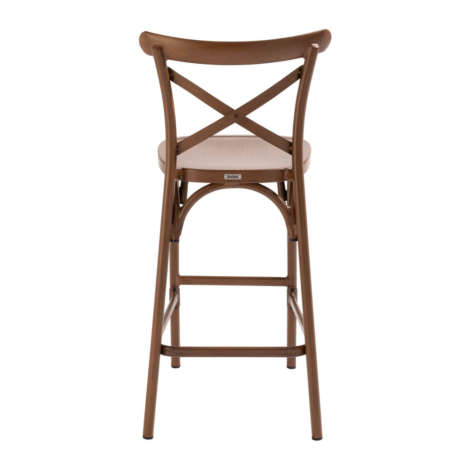 Chaise haute en aluminium