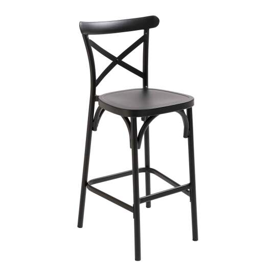 Chaise haute de jardin en aluminium | Oviala