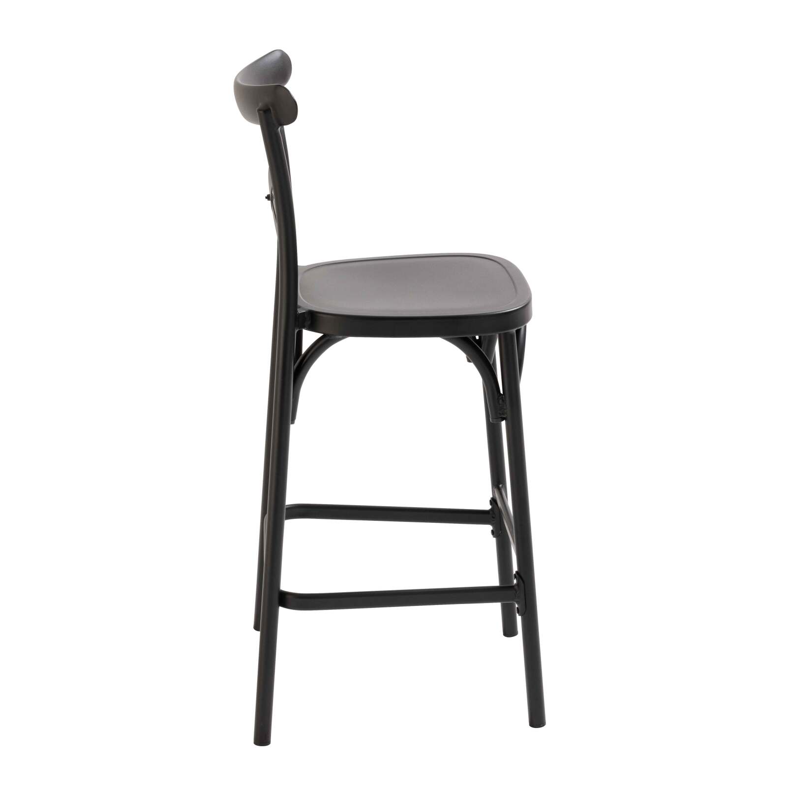 Chaise haute en aluminium