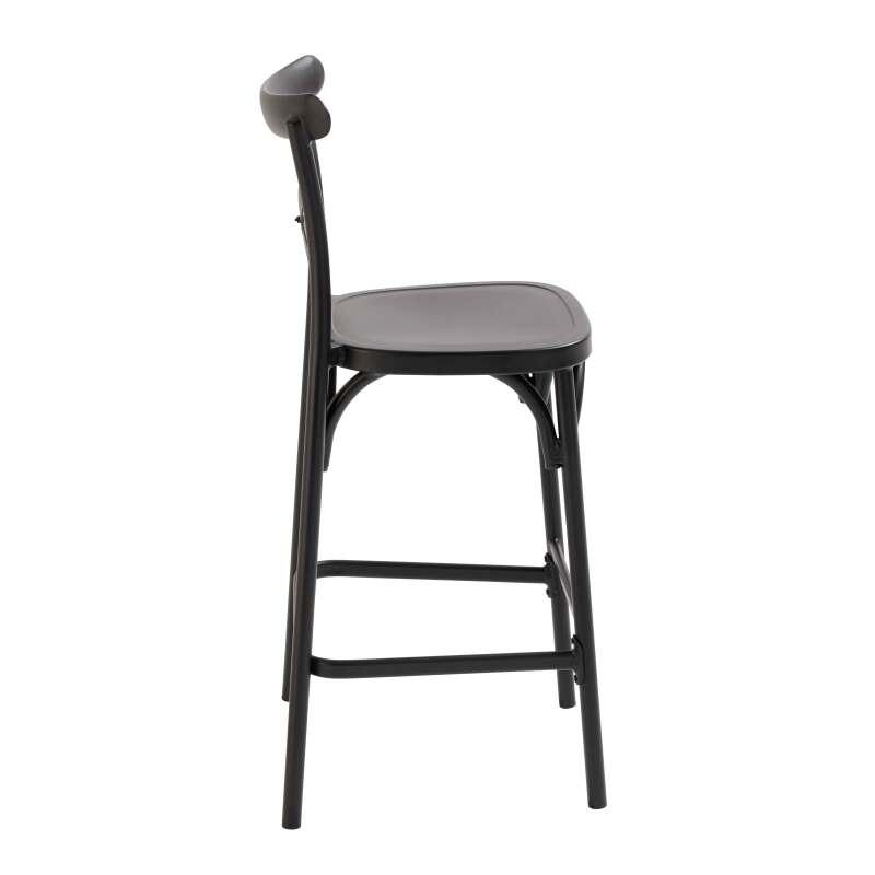 Chaise haute en aluminium