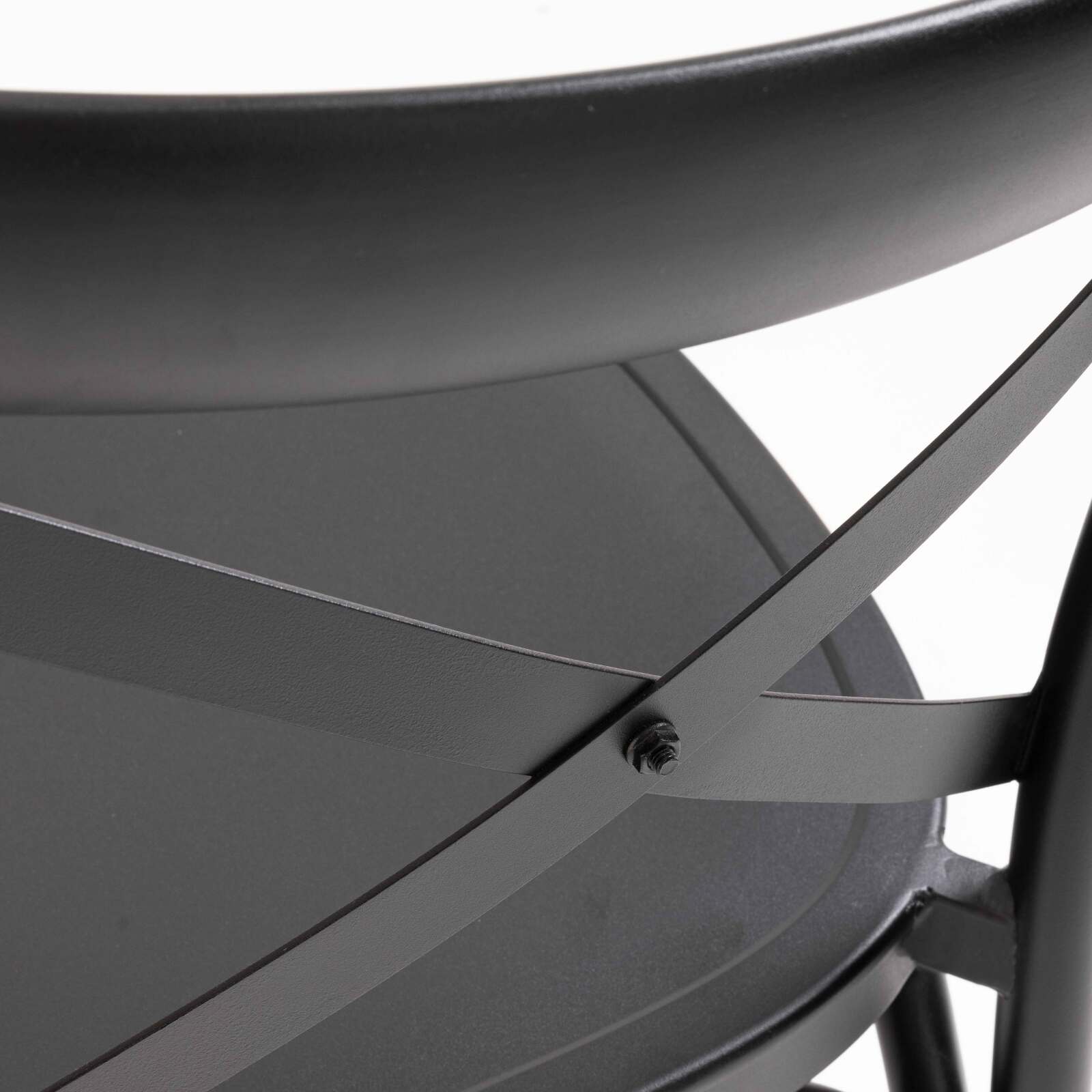 Chaise haute en aluminium