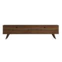 Meuble TV en placage bois 160 cm