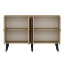 Buffet 2 portes en mélaminé effet bois FSC®