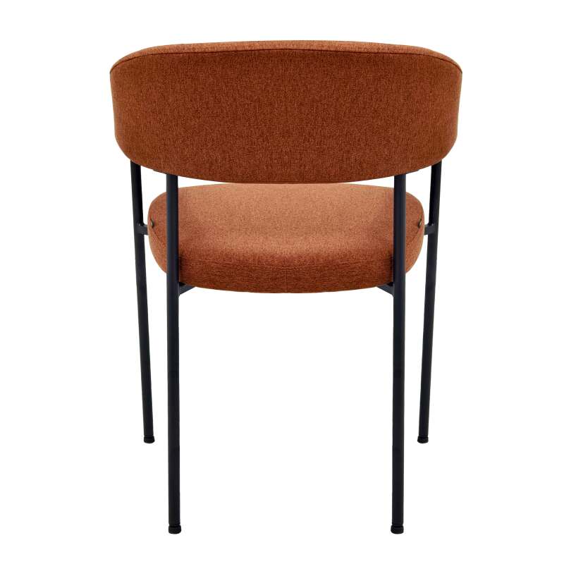 Lot de 2 chaises en contreplaqué et tissu avec accoudoirs (3/6)