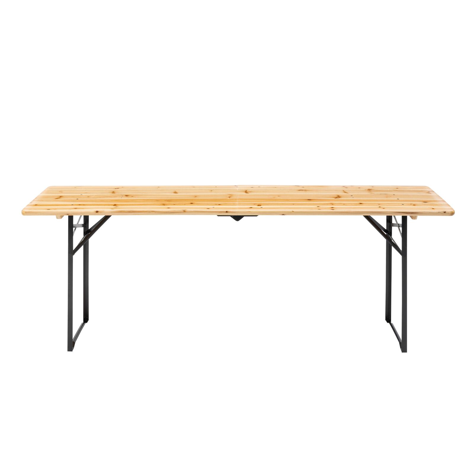 Table de brasserie en bois pliante 218 cm Table de brasserie en bois pliante 218 cm