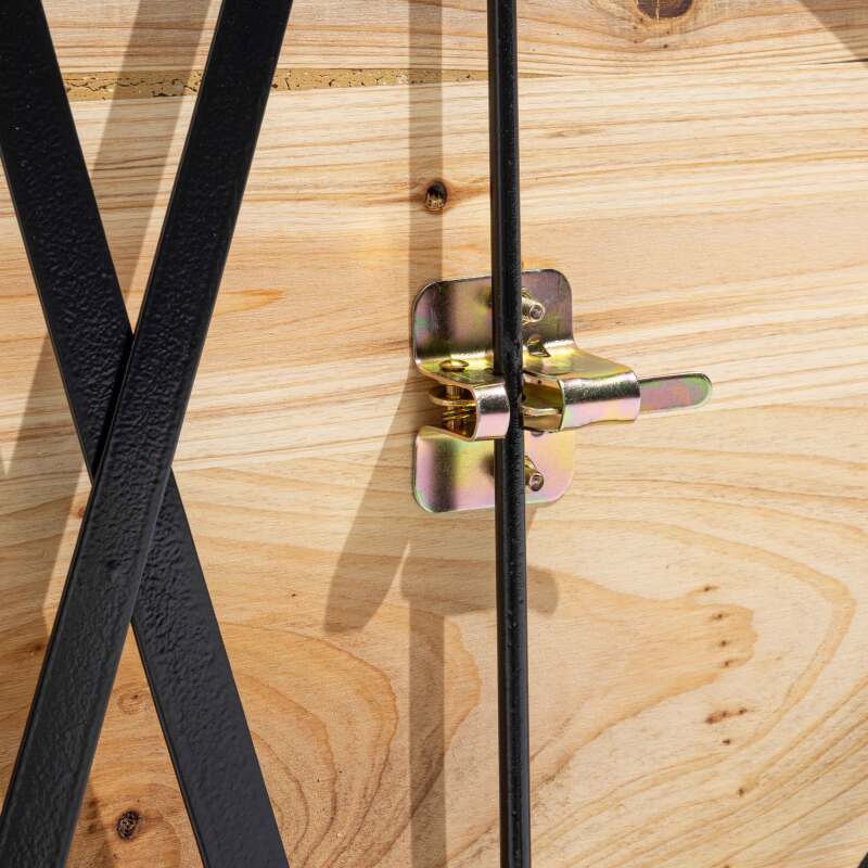 Table de brasserie en bois pliante 218 cm