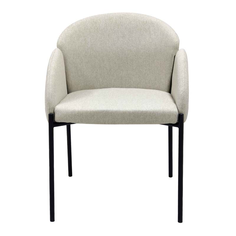 Lot de 2 chaises en acier et  tissu (4/6)