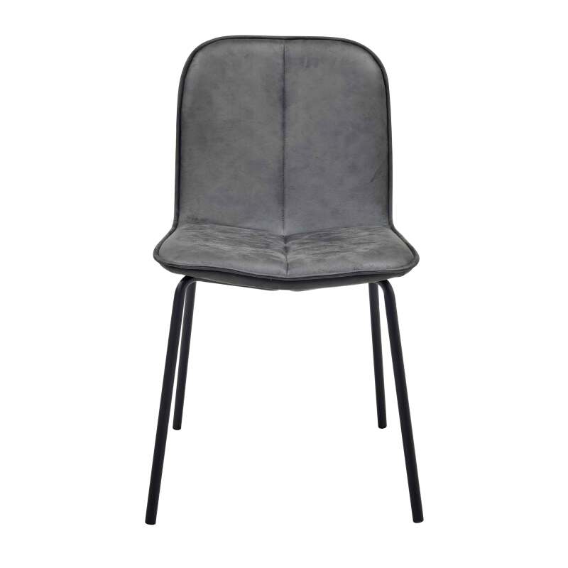 Lot de 2 chaises en métal et textile enduit (3/6)