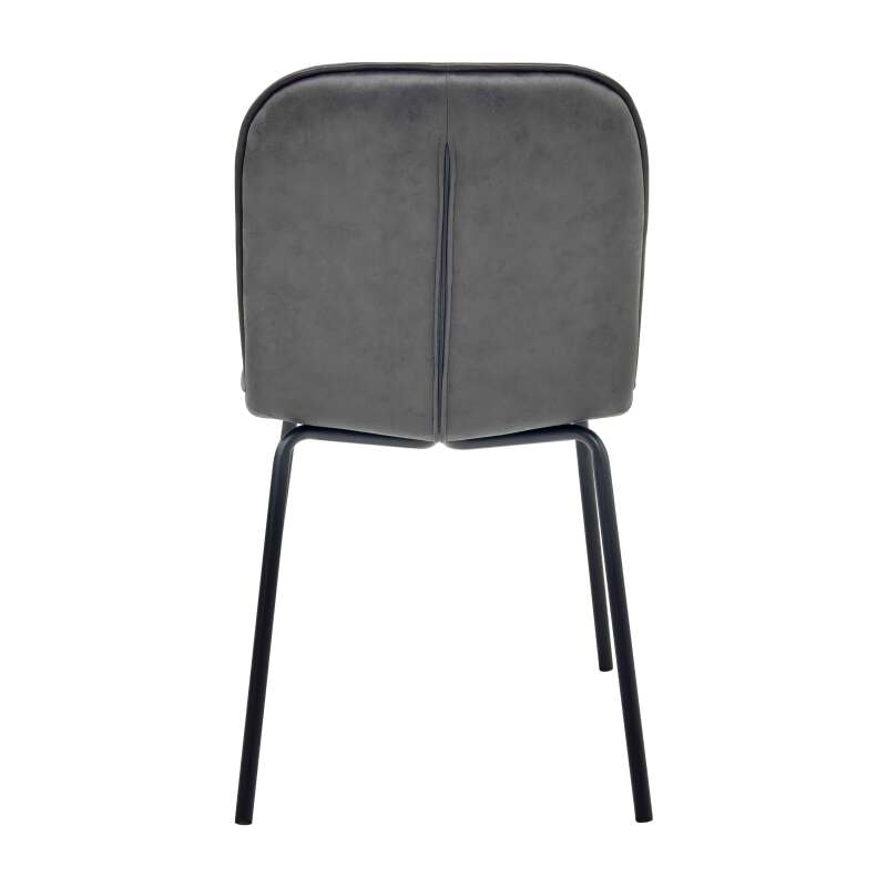 Lot de 2 chaises en métal et textile enduit (4/6)