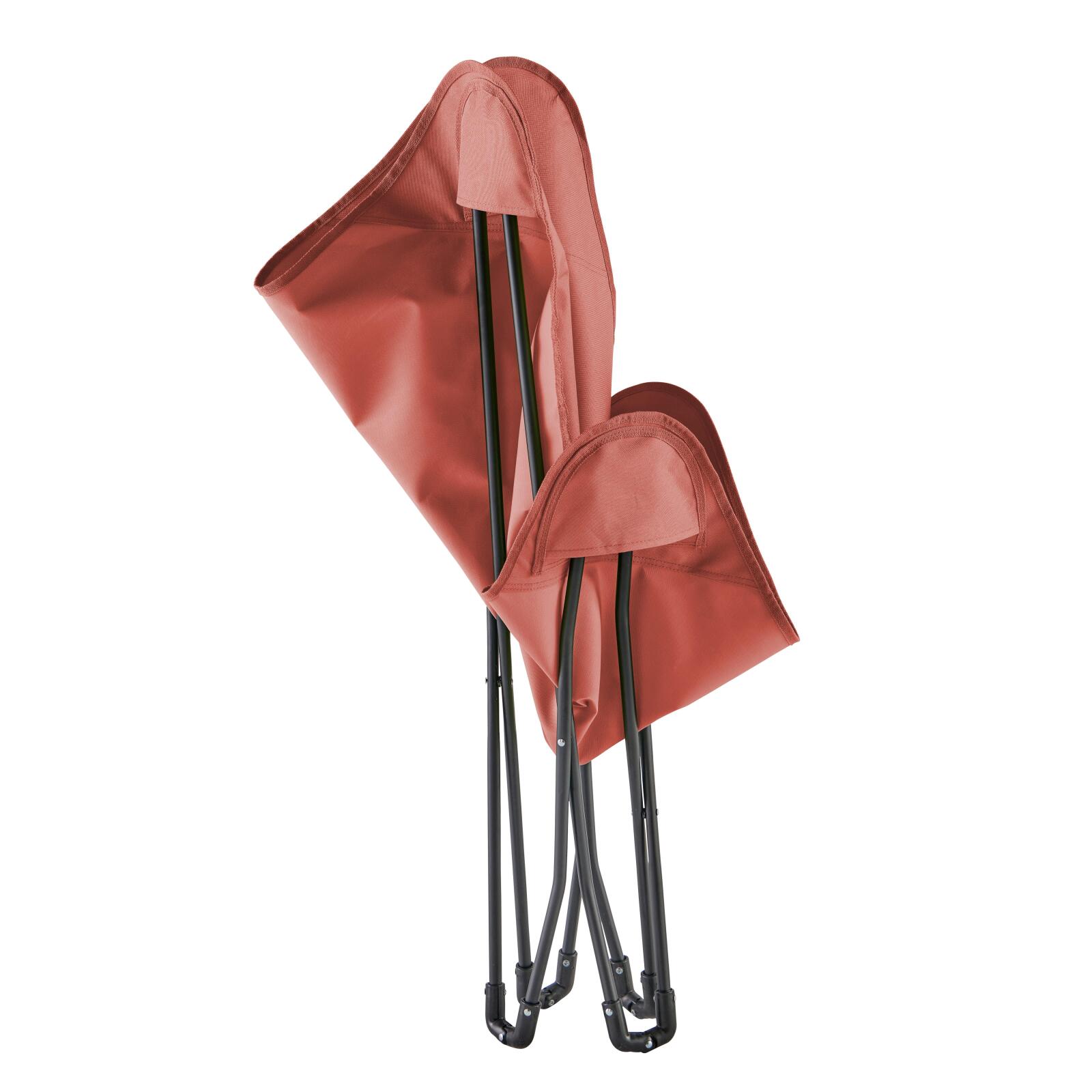 Lot de 2 fauteuils papillon pliable