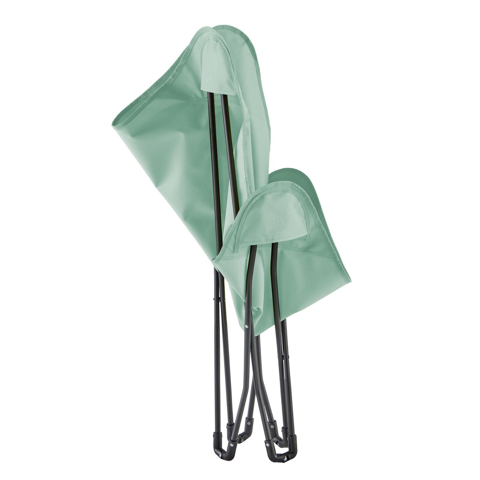 Lot de 2 fauteuils papillon pliable