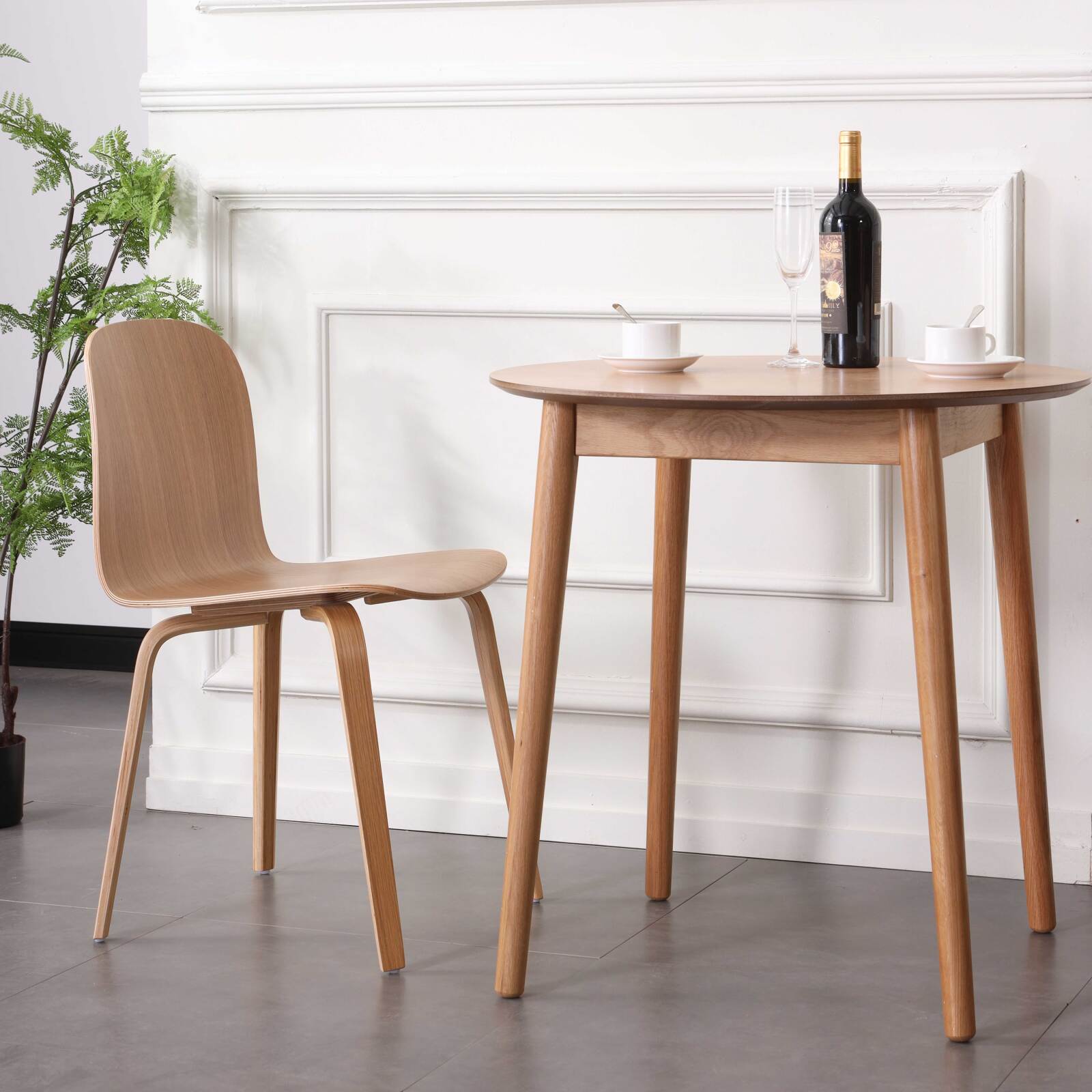 Lot de 2 chaises en contreplaqué FSC®