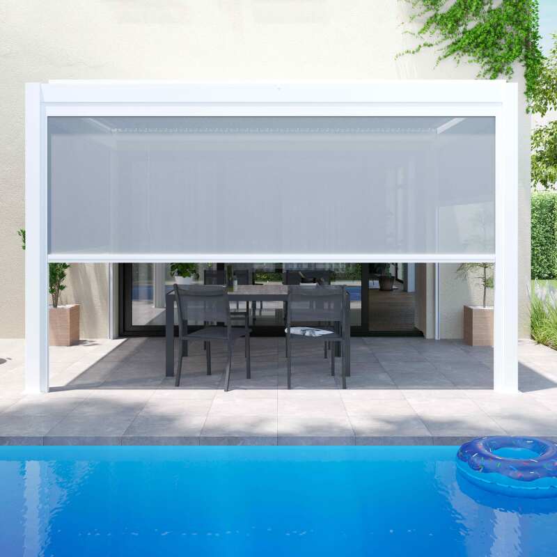 Store pour pergola bioclimatique KAVALA et THEBES