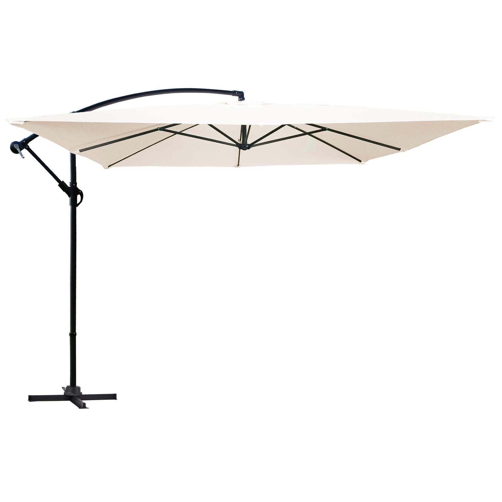 Parasol déporté carré (3 x 3m)
