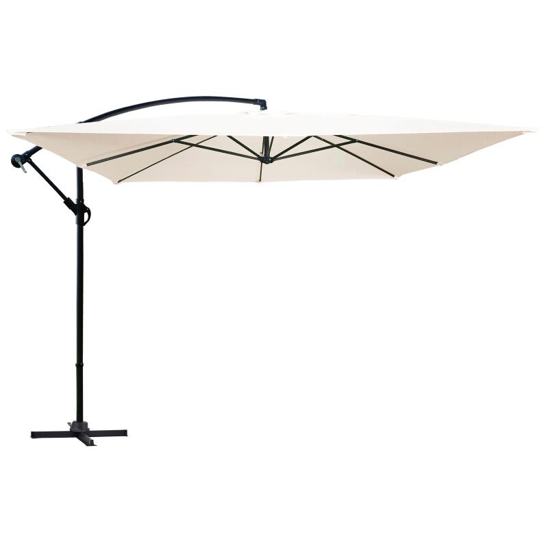 Parasol déporté carré (3 x 3m)