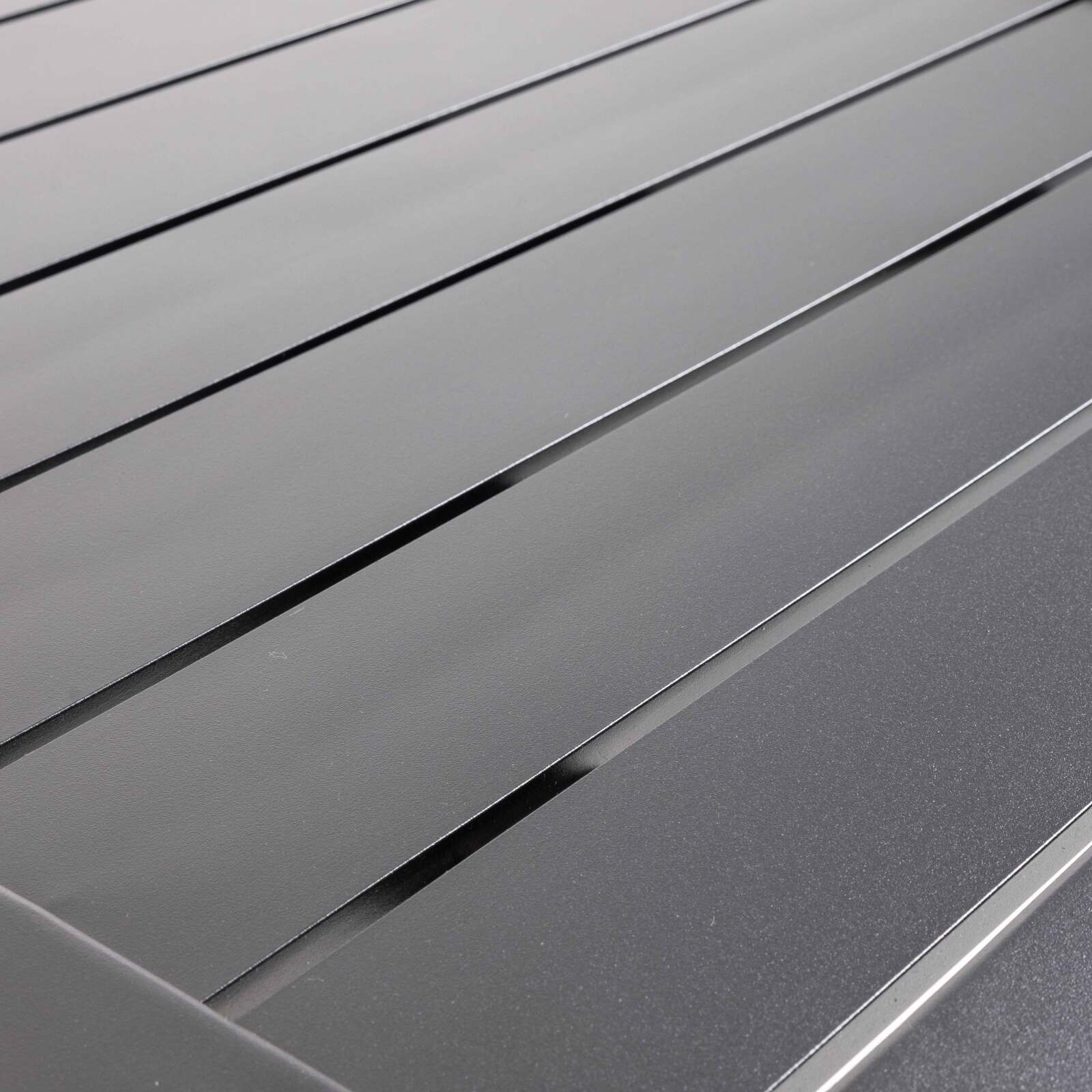 Plateau de table de terrasse carré 70 x 70 cm en aluminium Plateau de table de terrasse carré 70 x 70 cm en aluminium