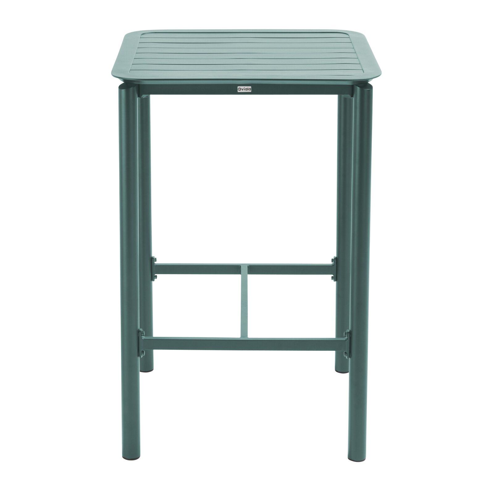 Table haute de terrasse en aluminium