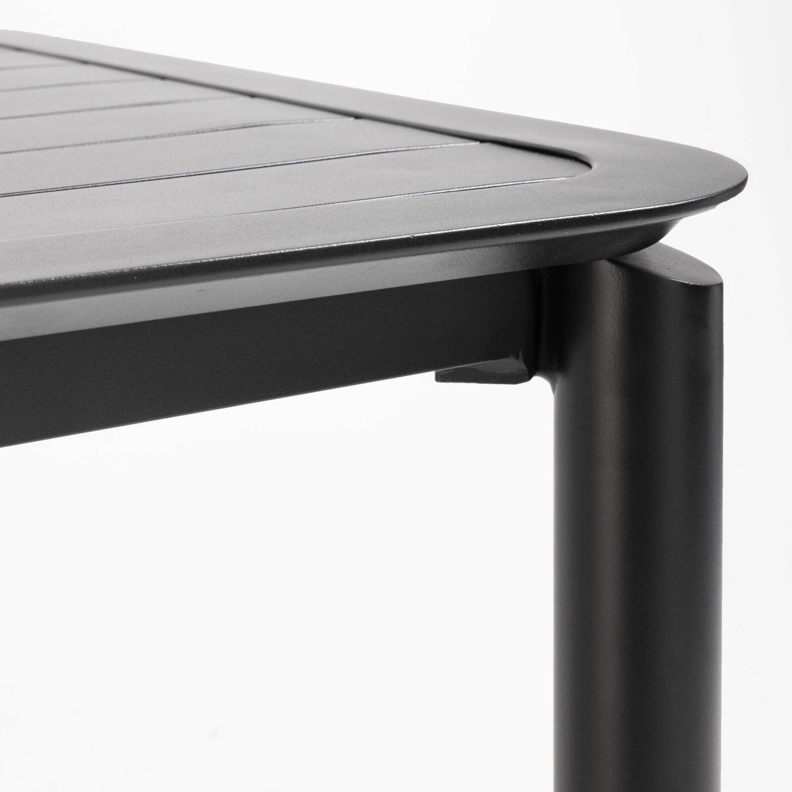 Table haute de terrasse en aluminium