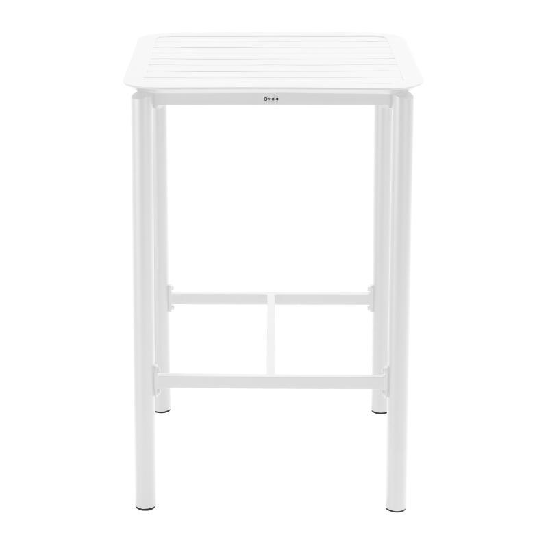 Table haute de terrasse en aluminium