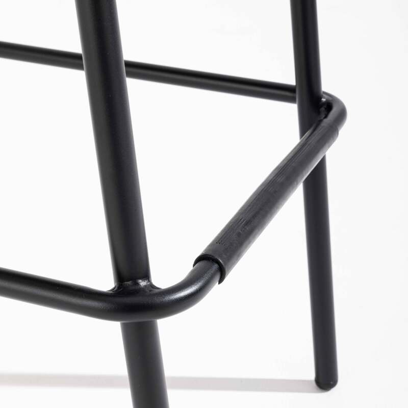 Chaise haute de terrasse en aluminium