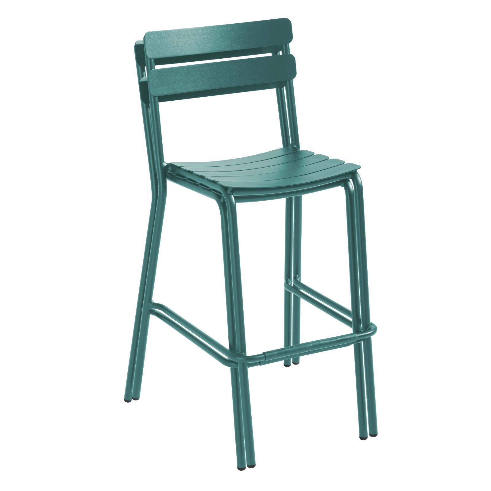 Chaise haute de terrasse en aluminium