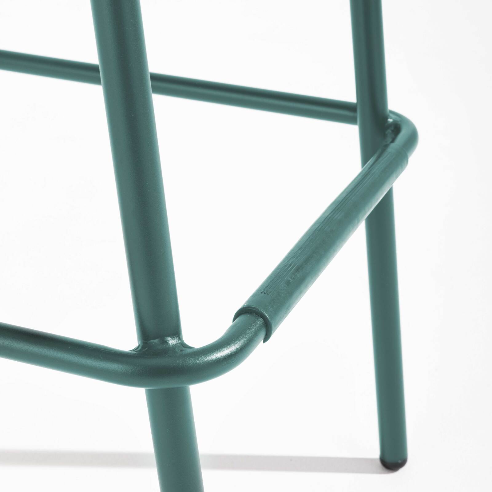 Chaise haute de terrasse en aluminium