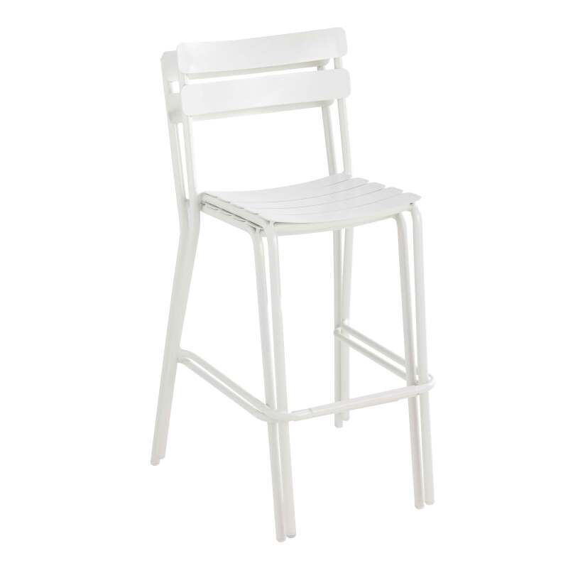 Chaise haute de terrasse en aluminium (2/6)