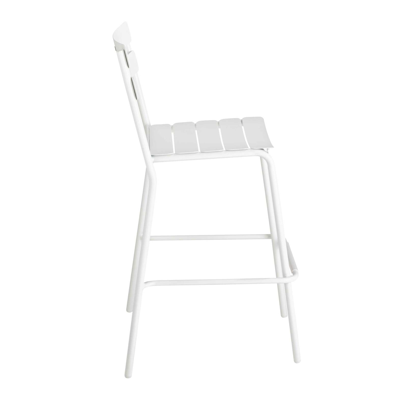 Chaise haute de terrasse en aluminium