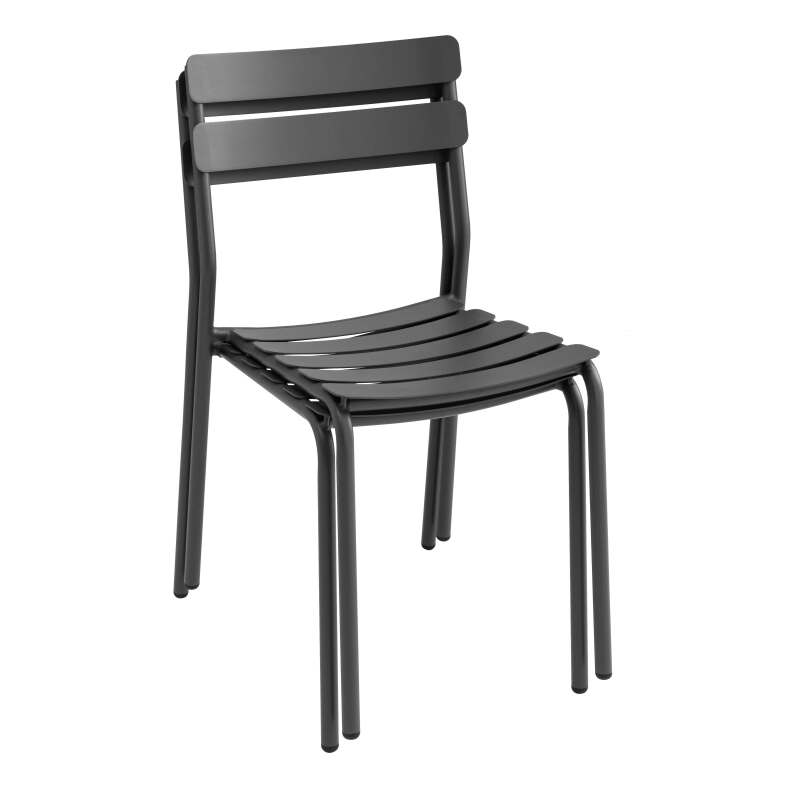 Table de terrasse rectangulaire 185 x 92 cm et 8 chaises en aluminium