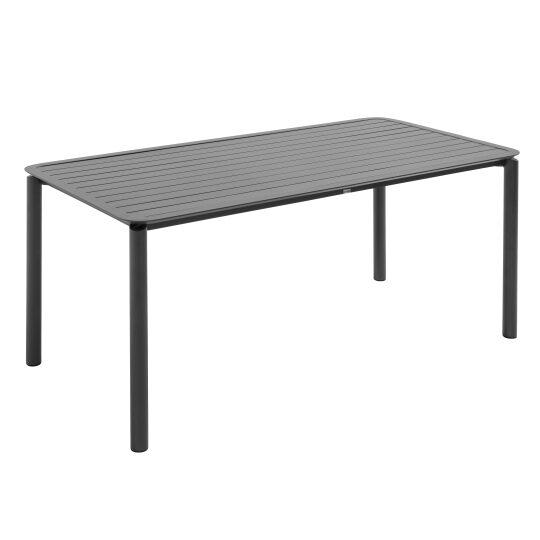 Table de jardin en aluminium 6 personnes 187x93 cm | Oviala